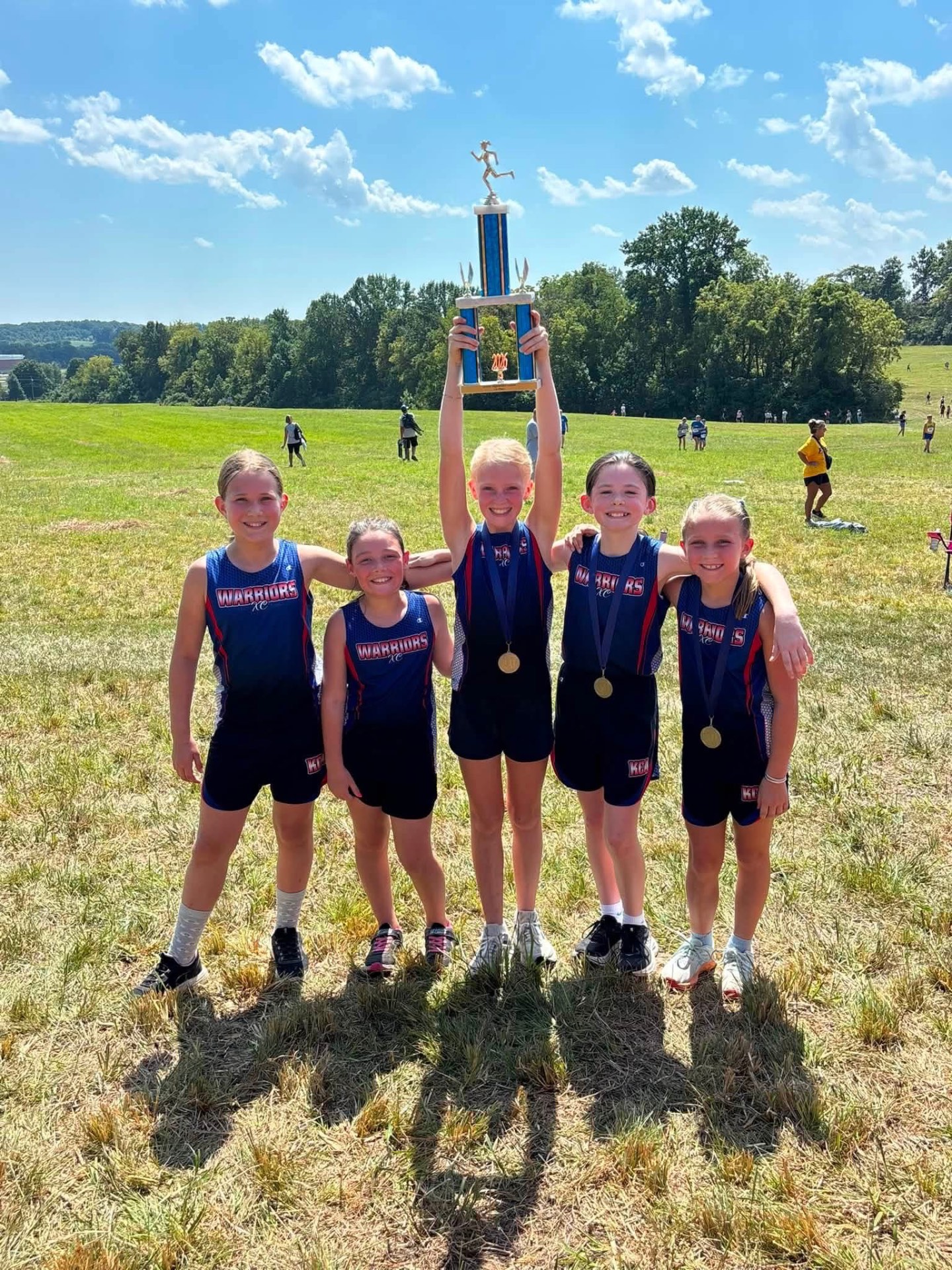 KCA Warriors cross country team